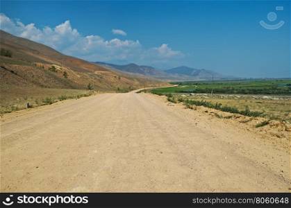 Ulan-Ude route Kurumkan, Barguzin valley,Buryatia, Russia.