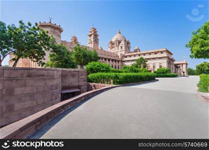 Umaid Bhawan Palace in Jodhpur, Rajasthan, India