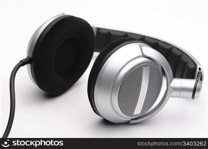 Unbranded headphones on a white background