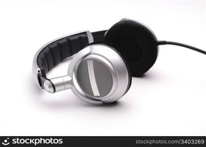 Unbranded headphones on a white background