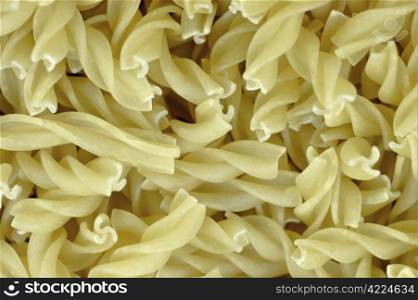 uncooked spaghetti background of close-up. spaghetti
