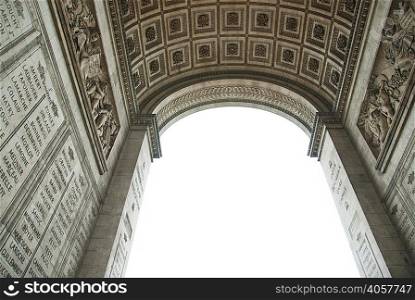 Under Arc de Triomphe, Paris, France