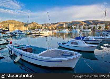 UNESCO town of Trogir harbor and architecture, Dalmatia, Croatia