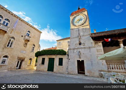 UNESCO town of Trogir square, Dalmatia, Croatia