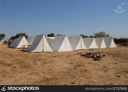 Union camp, Civil War reenactment, Clements, California