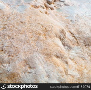 unique abstract in pamukkale turkey asia the old calcium bath and travertine water