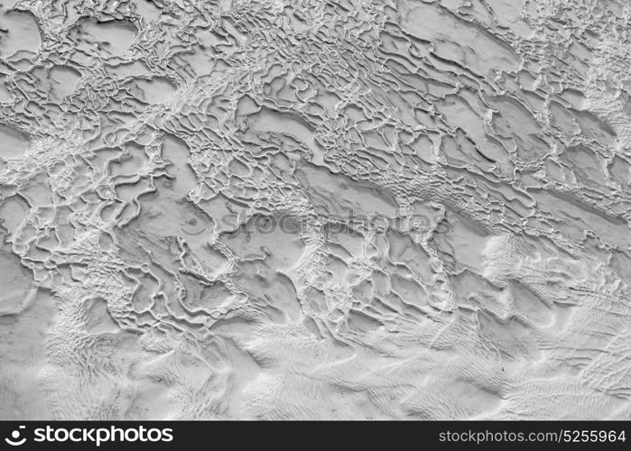 unique abstract in pamukkale turkey asia the old calcium bath and travertine water