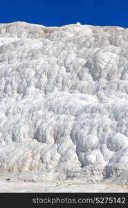 unique abstract in pamukkale turkey asia the old calcium bath and travertine water