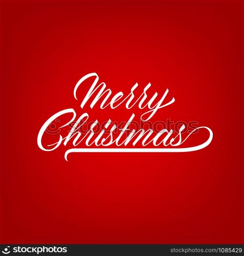 Unique lettering Merry Christmas for your projects