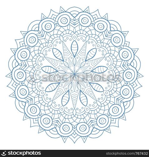 Unique mandala design. Ornamental pattern for coloring book pages. Circle ornament for henna tattoo design. Unique mandala design. Ornamental pattern for coloring book pages. Circle ornament for henna tattoo design.