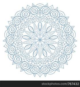 Unique mandala design. Ornamental pattern for coloring book pages. Circle ornament for henna tattoo design. Unique mandala design. Ornamental pattern for coloring book pages. Circle ornament for henna tattoo design.