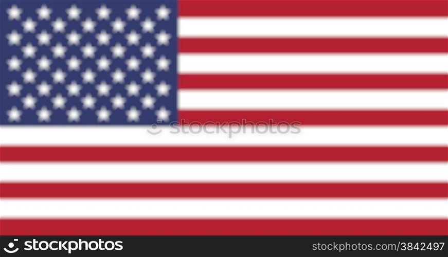 United States flag blurred. Blurred national flag of United States, North America