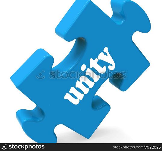 . Unity Showing Partner Team Teamwork Or Collaboration