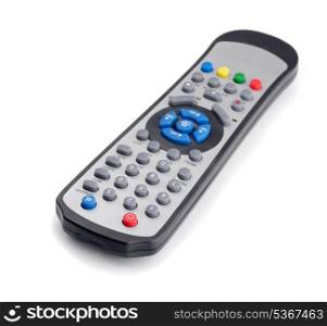 Universal remote control isolated on white
