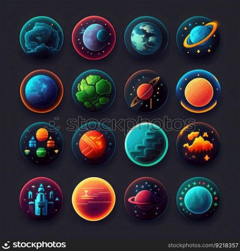 universe planet space galaxy ai generated. cosmos star, background astronomy, cosmic science universe planet space galaxy illustration. universe planet space galaxy ai generated