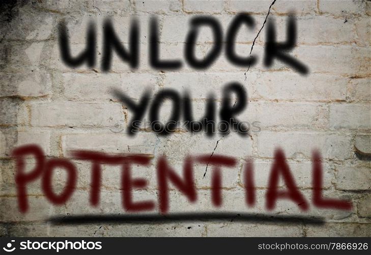 Unlock Your Potential Concept