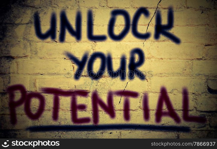 Unlock Your Potential Concept