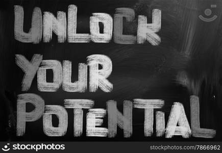 Unlock Your Potential Concept