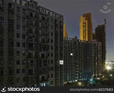 Unoccupied apartment block, Changsha, Hunan, China