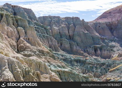 Unusual badlands landscapes in Oregon ,USA