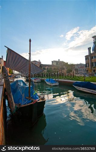 unusual pittoresque view of Venice Italy most touristic place in the world still can find secret hidden spots