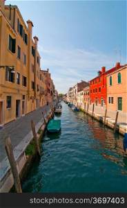 unusual pittoresque view of Venice Italy most touristic place in the world