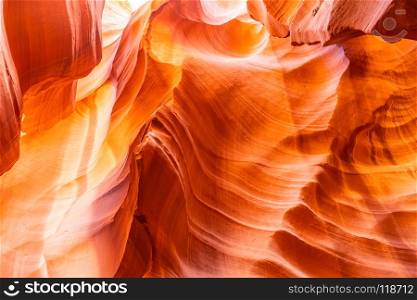 Upper Antelope Canyon. Upper Antelope Canyon in the Navajo Reservation near Page, Arizona USA