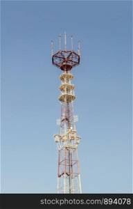 Upper part of TV tower in Minsk, Belarus