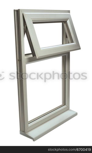 uPVC window frame.