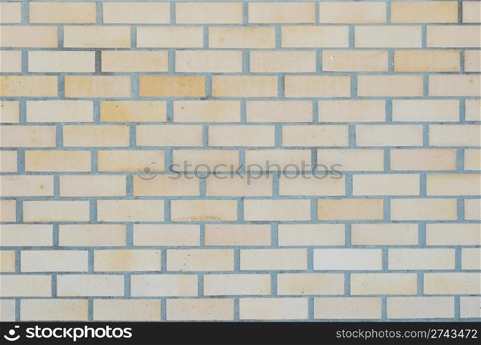 urban building wall made by orange bricks