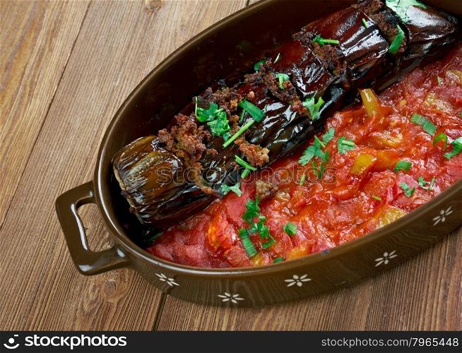 Urfa Patl?can Kebab? - Beli k?r?k - Turkish stuffed eggplant