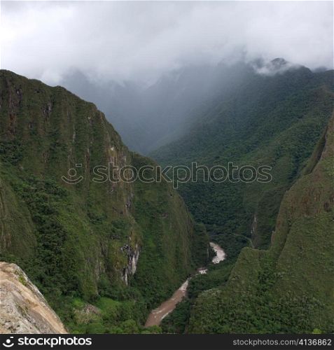 Urubamba River, Machu Picchu, Cusco Region, Peru