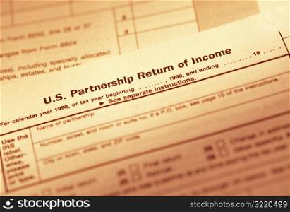 US Partnership Return of Income