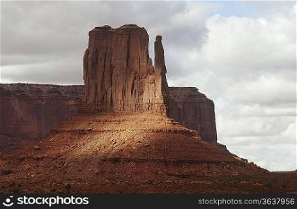 USA, Arizona, rock formation in Monument Valley
