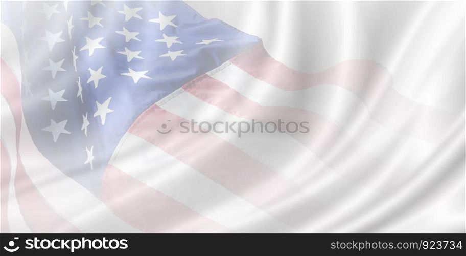USA banner background design with copy space
