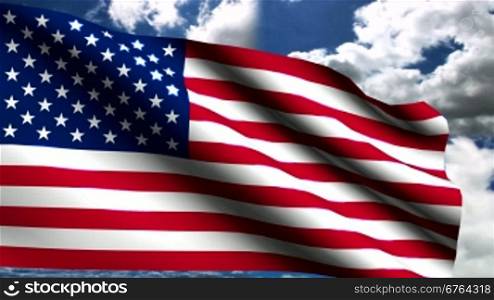 USA flag HD 1080i