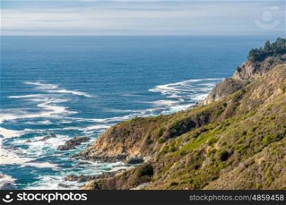 USA Pacific coast landscape, California.
