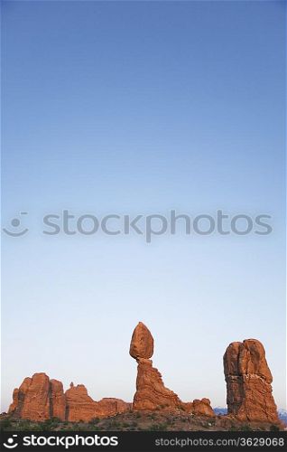 USA, Utah, Balanced Rock at Arches National Park