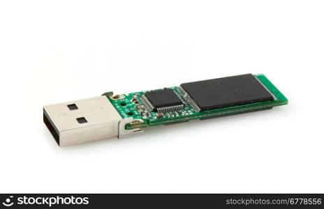 Usb flash disk isolated on white background