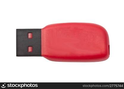 USB Flash Drive isolated on white