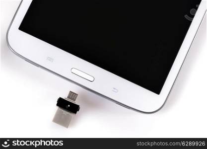 USB flashes drive ss 3.0 and tablet computer