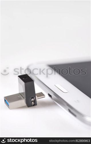 USB flashes drive ss 3.0 and tablet computer