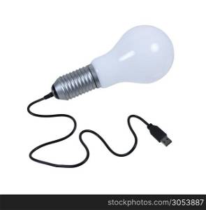 USB powered light bulb for computer lighting - path included