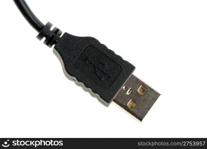 usb the tip. It is isolated on a white background