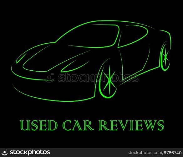 Used Car Reviews Representing Second Hand And Inspection