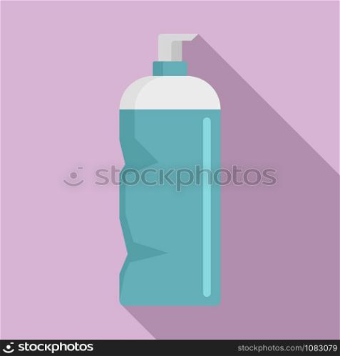 Used dispenser bottle icon. Flat illustration of used dispenser bottle vector icon for web design. Used dispenser bottle icon, flat style