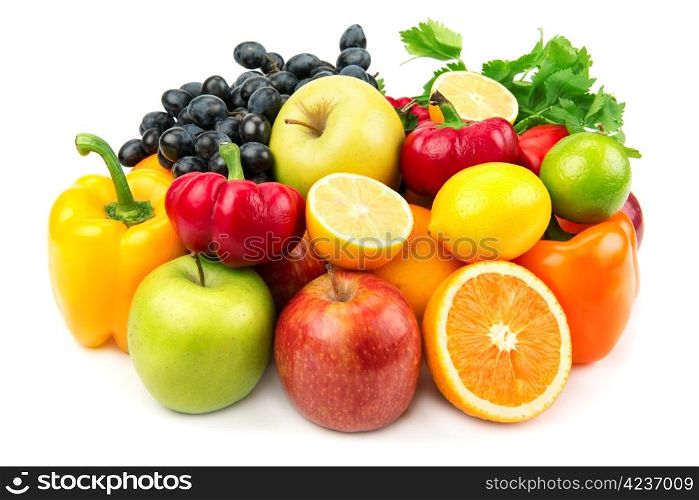 useful set of fruits and vegetables