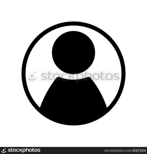 User man avatar icon profile symbol isolated for web and mobile eps 10. User man avatar icon profile symbol isolated for web
