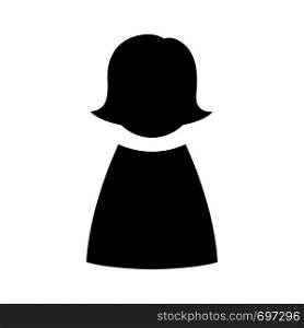 User woman avatar icon profile symbol isolated for web and mobile eps 10. User woman avatar icon profile symbol isolated for web