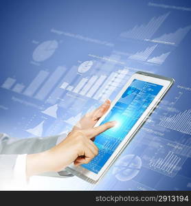 Using a tablet